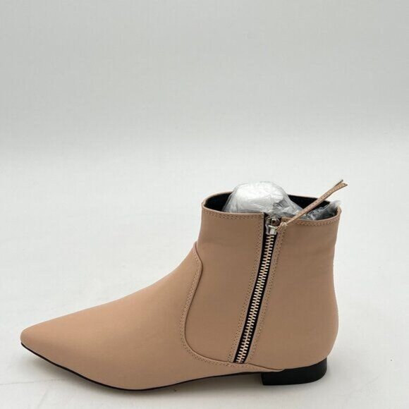 Women's Ankle Boots Flat Low Heel Zipper/Chelsea Booties Fashion Boots - Picture 1 of 6